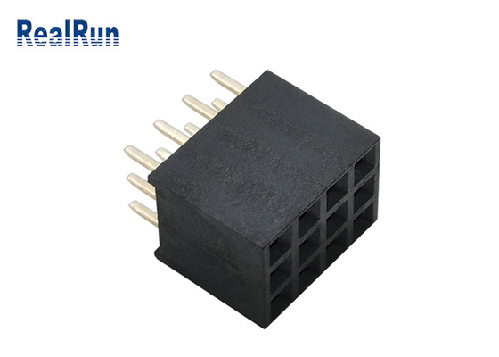 Terminale femminile d'ottone DC1.5A di fila Y del connettore PBT UL94V-0 tre dell'intestazione di PA6T