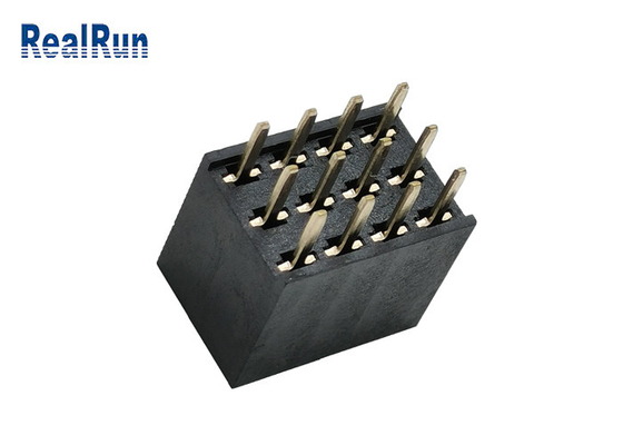 Terminale femminile d'ottone DC1.5A di fila Y del connettore PBT UL94V-0 tre dell'intestazione di PA6T