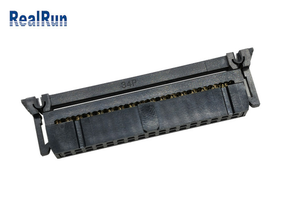 Cavo femminile del connettore PBT dell'incavo della IMMERSIONE 34P IDC per imbarcarsi sui connettori
