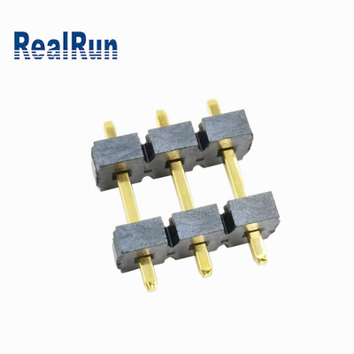 Connettore L16.8 di Pin SQ1.14 di Pin Header Gold Plated 3 di doppio strato di PBT LCP