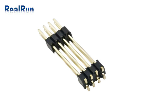 Strato doppio Pin Header Connector DC500V SMT orizzontale PA6T