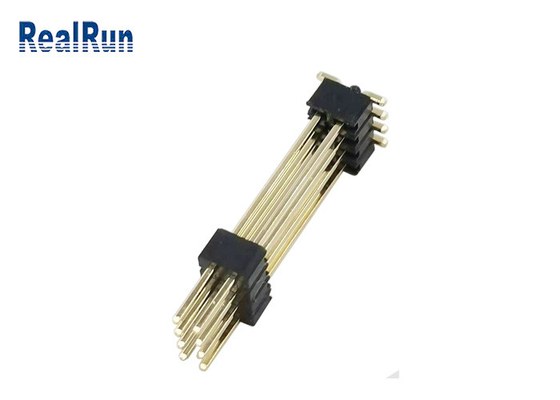 Strato doppio Pin Header Connector DC500V SMT orizzontale PA6T