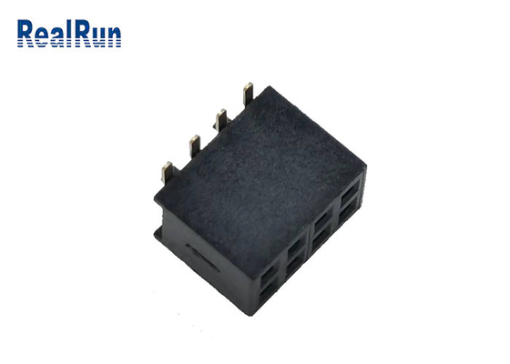 Oro femminile 1u» UL94v-0 H4.3mm LCP del connettore 2*4p di SMT dell'intestazione di 500VAC PA6T