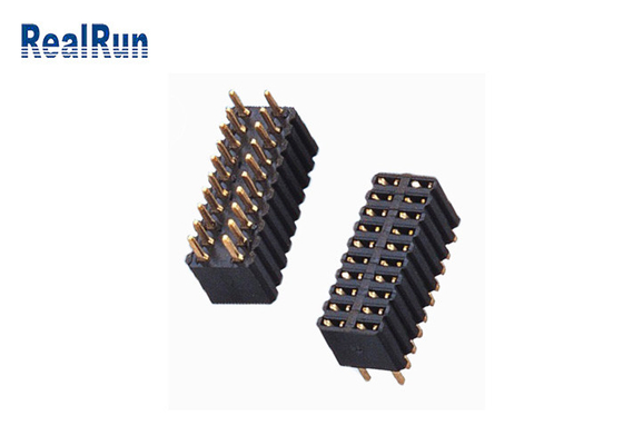 Intestazione femminile d'ottone PA9T LCP del PWB di PBT connettore diritto del PWB da 180 gradi