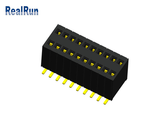 Au femminile 1μ» H5.7 del connettore 20P PBT dell'intestazione di PA6T LCP a prova di fuoco