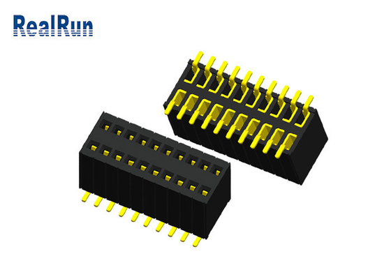 Au femminile 1μ» H5.7 del connettore 20P PBT dell'intestazione di PA6T LCP a prova di fuoco