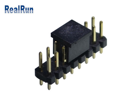 Strato doppio Pin Header Connector DC500V SMT orizzontale PA6T