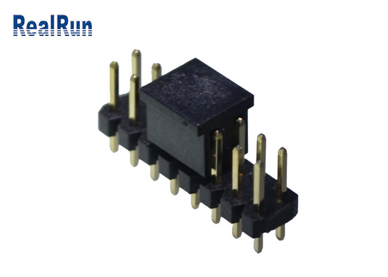 Strato doppio Pin Header Connector DC500V SMT orizzontale PA6T