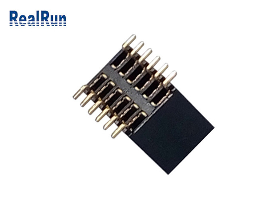 Tipo femminile contatto del passo SMD del connettore 1.27mm dell'intestazione di PA6T del rame del fosforo