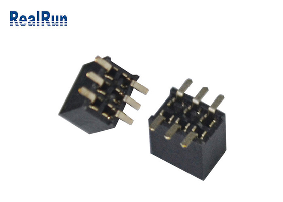Bordo femminile del supporto della superficie del PWB del connettore 1.27mm dell'intestazione ISO9001 per imbarcarsi su connettore