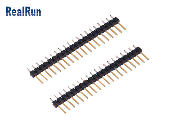 Fila di PA6T PBT 20P Pin Header Connector Straight Single intestazione del passo da 2,54 millimetri