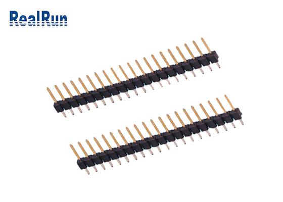 Fila di PA6T PBT 20P Pin Header Connector Straight Single intestazione del passo da 2,54 millimetri