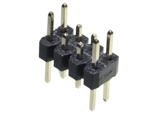Doppia fila 2,0 millimetro Pin Header 2*4P Pin Short Pin Male Black lungo diritto