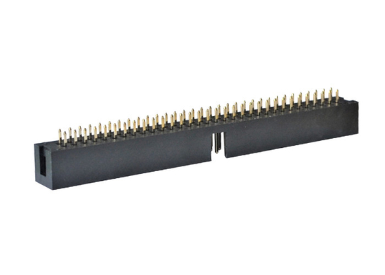 Intestazione maschio diritta del PWB 2X32P dell'istantaneo dell'oro del connettore H9.0 dell'intestazione della scatola del nero di PA6T