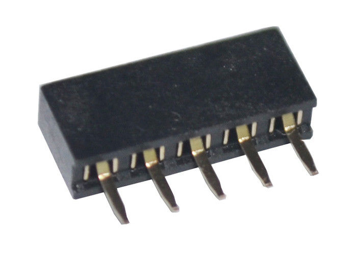 tipo diritto nero di Pin dell'intestazione del passo di 2mm fila femminile 5 del connettore di singola