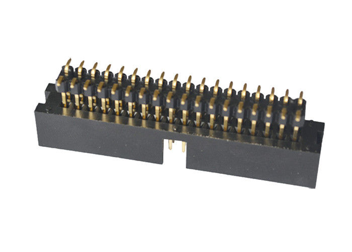Doppia intestazione della scatola di plastica 2,54 millimetri di tipo flash 3.0AMP di SMT dell'oro del bordo del PWB
