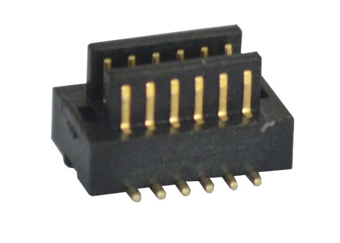 Il supporto di superficie nero 2*6 Pin Board To Board Connector di H2.0 millimetro 0.8Mm lancia il tipo di SMT del maschio