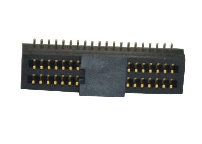 Materiale femminile di Pin SMT LCP del passo 40 dei connettori di Pin del circuito 0.8mm