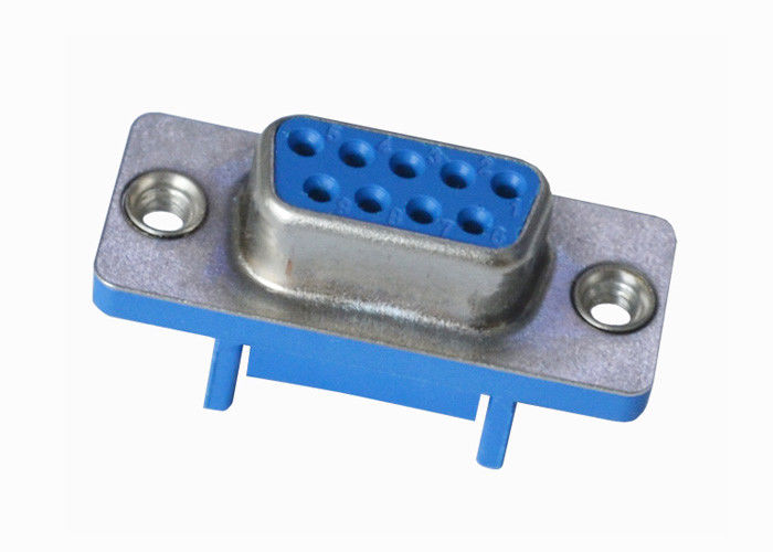 Blu 2.77mm un tipo tipo diritto di 9 Pin D dell'incavo di DP della lega per saldatura del fermaglio