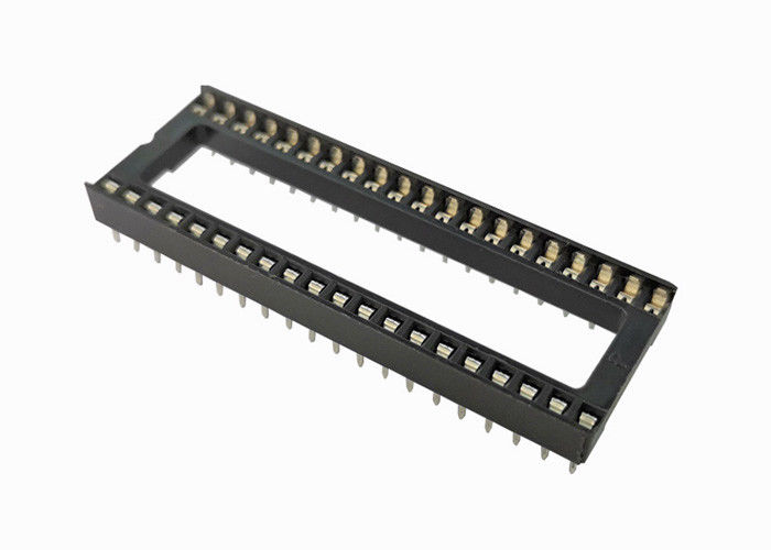 fila di superficie dell'intestazione di Pin del quadrato della IMMERSIONE dell'incavo della immersione del supporto di 2.54mm del passo 7.62mm