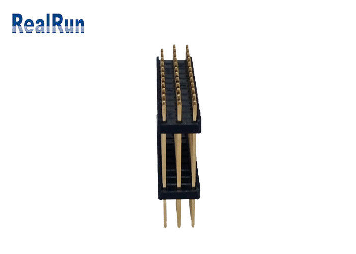 Pin di fila 36 del connettore placcato oro H2.5mm tre della IMMERSIONE di 3.0Amp PBT