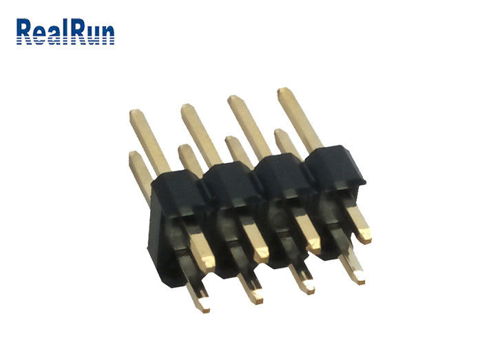 Bordo doppio di Pin Header Brass 8P 3.0A di fila di PA6T PBT LCP per imbarcarsi su UL94V-0