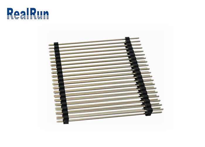 Connettore d'ottone del PWB di PA6T LCP 0.75A Pin Header Connector Gold Flash