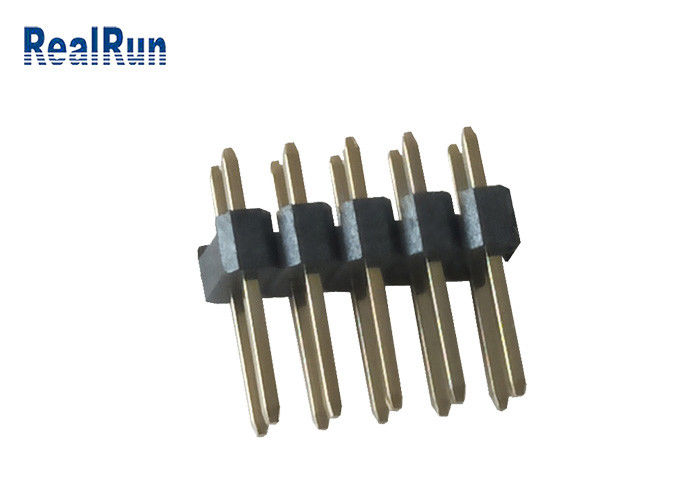 Connettore doppio PA6T 2*5P Pin Header PBT LCP dell'intestazione di fila di 30% GF PH2.54