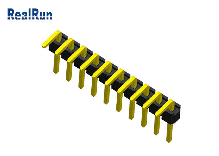connettore del PWB di fila di Pin Header Connector PA6T uno del maschio di 10P LCP PBT