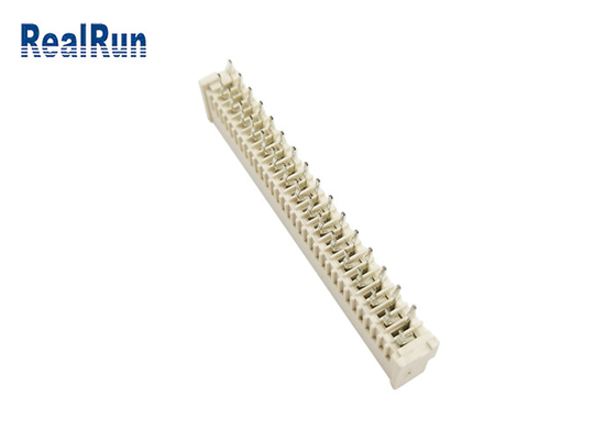 1,25 affissione a cristalli liquidi doppia Tin Plated 32 Pin High Temperature Resistance di Zif di fila del connettore di FFC