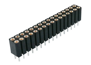 tipo femminile rotondo della IMMERSIONE dell'intestazione di Pin di 2.54mm diritto per attrezzatura medica