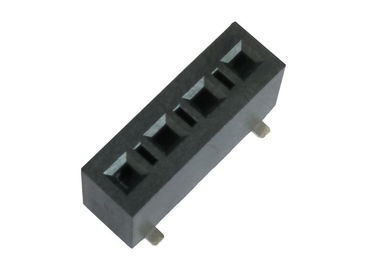 Tipo fila femminile di SMT del connettore 3.96mm dell'intestazione di Pin singola attraverso la plastica del foro