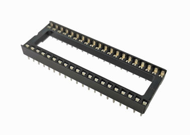 fila di superficie dell'intestazione di Pin del quadrato della IMMERSIONE dell'incavo della immersione del supporto di 2.54mm del passo 7.62mm