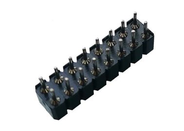 Lavorato intorno alla IMMERSIONE femminile PPS 2.54mm 180° UL94V 0 del connettore dell'intestazione di Pin